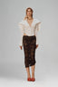 Blanche Marinaia V-neck Long Selevees Top for women, from La Vierge, the Viet Concept 