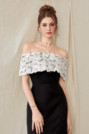 Florentia Pearl Embellished Noir Gown for women, from CALISTA, The Viet Concept