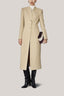  Zahara Straight Square Shoulder Wool Blend Calf Length Trench Coat for women, from HOBB, The Viet Concept 
