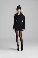 Drop-Shoulder Off-Shoulder Suit Dress for women, from KEIRA TONG, The Viet Concept 