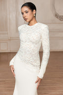 L'ALLÉE • Celeste Lace Floor-Length Dress