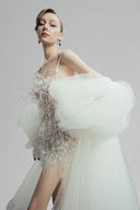 Elysian Flutter Tulle Coat for women, from LINH DOAN, The Viet Concept 
