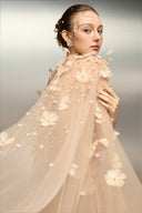 Rumram Tulle Flower Gown & Kamilia Crystal Cape Set for women, from 21SIX, The Viet Concept