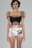 Black Jennie Sea Shell Belt for women, from Huelley Rose, The Viet Concept 
