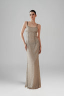 Silver Angeletta Maxi Dress for women, from LINH DOAN, The Viet Concept 