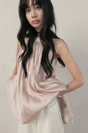 Mina Halter Drape Top for women, from DAS LA VIE, The Viet Concept