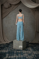 MOC NHU • BTMA Fin Motif Embellished Denim Couture Gown
