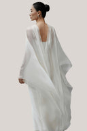HUONG • White Mayrose Maxi Dress