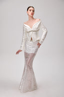 Esther Crystal Embellished Sequin Set for women, from DANG PHONG DESIGNER, The Viet Concept
