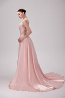 Kate Sequin Organza Draped Evening Gown for women, from DANG PHONG DESIGNER, The Viet Concept
