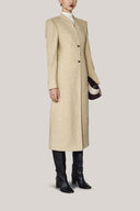  Zahara Straight Square Shoulder Wool Blend Calf Length Trench Coat for women, from HOBB, The Viet Concept 