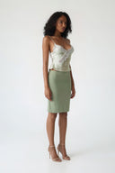 Anne Double-Layer Low-Rise Skirt for women, from HUELLEY HUELLEY, The Viet Concept