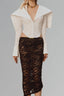 Blanche Marinaia V-neck Long Selevees Top for women, from La Vierge, the Viet Concept 
