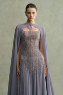 Cinder Royale Chiffon Cape for women, from DUONG ATELIER, The Viet Concept
