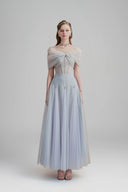 Blue Iriséa Maxi Dress for women, from Calista, The Viet Concept 