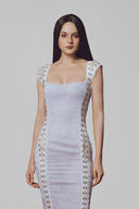 White Cordelia Dress for women, from La Vierge, The Viet Concept 