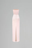 Éclat Rosé Crystal-Embellished Silk Taffeta Column Gown for women, from IHF ATELIER, The Viet Concept 