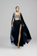 Dark Ice Bralette With Cape for women, from MR CRAZY & LADY SEXY, The Viet Concept