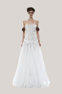 White Huynh Maxi Dress for women, from Huelley Rose, The Viet Concept 