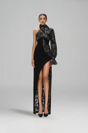 Transcendence Gilded Tweed Jacket for women, from SORAMAME, The Viet Concept

