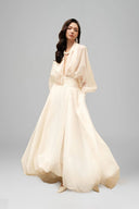 White Du Mien Maxi Dress for women, from Guyehi Studio, The Viet Concept 