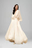 White Du Mien Maxi Dress for women, from Guyehi Studio, The Viet Concept 