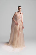 Cream Lace Tulle Vanessa Gown For Women, from DUONG ATELIER, The Viet Concept