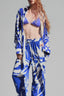 XITA • Blue Ocean Silk Pants