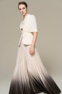 L'ALLÉE • Ombre Horizon Pleated Maxi Skirt