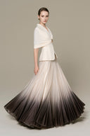 L'ALLÉE • Ombre Horizon Pleated Maxi Skirt