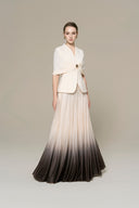 L'ALLÉE • Ombre Horizon Pleated Maxi Skirt