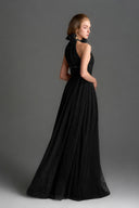 IHF STUDIO • Vine Guipure Lace Crystal-Embellished A-Line Dress