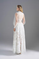 ROSEE DE MATIN • Smocking Flower White Tulle Dress