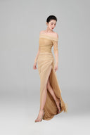 Cyrus Off-shoulder Maxi Dress for women, from BYDI, The Viet Concept 