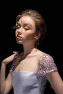 Cara Crystal Embellished Silk Satin Evening Gown for women, from 21SIX, The Viet Concept