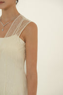 HAYTAN • Nooréa Cream Voluminous Hoop Skirt