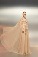 Rumram Tulle Flower Gown & Kamilia Crystal Cape Set for women, from 21SIX, The Viet Concept