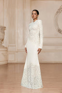 L'ALLÉE • Celeste Lace Floor-Length Dress
