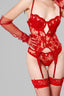 Lady May Bodysuit With Attached Stockings, Bottom, Gloves, Socks for women, from SEXY M, The Viet Concept