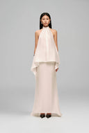 Cream Ombre Set with Top & Skirt for women, from Guyehi Studio, The Viet Concept 