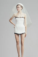Wings Of Becoming Chiffon Silk Mini Dress for women, from LINH DOAN, The Viet Concept 