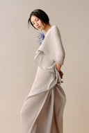 LECIA • Étoile Floral Silk Chiffon Oversized Maxi Dress