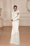 L'ALLÉE • Celeste Lace Floor-Length Dress