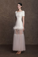SANT SOUCI • Vivienne Floral Embroidered Tulle Maxi Dress