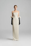 Celestia Crystal-Embellished Silk Taffeta Corset Maxi Gown for women, from IHF STUDIO, The Viet Concept 