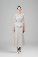 White Soven Long Seleves Suit for women, from White Plan, The Viet Concept 