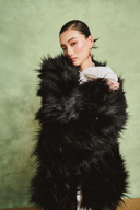 Black FMTTM Luxe Down Coat for womnen, from WHITE PLAN, The Viet Concept