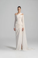 HA THANH VIET • Narcotic Draped Rice Knit Maxi Dress