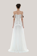 White Huynh Maxi Dress for women, from Huelley Rose, The Viet Concept 