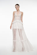 JOSÉPHINE • Serin Lace Étoile Maxi Dress